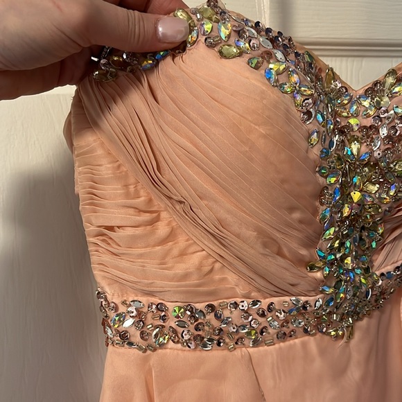 Graduation 👩🏻🎓 Prom dress blush pink/ short size 6 (altered) - Picture 7 of 7